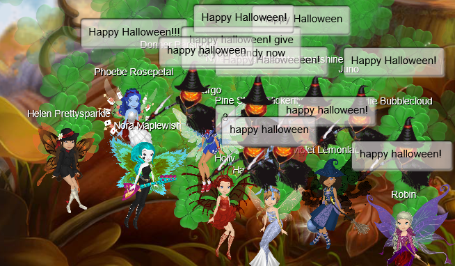 an image of everyone at the halloween bash an image of everyone at the halloween bash